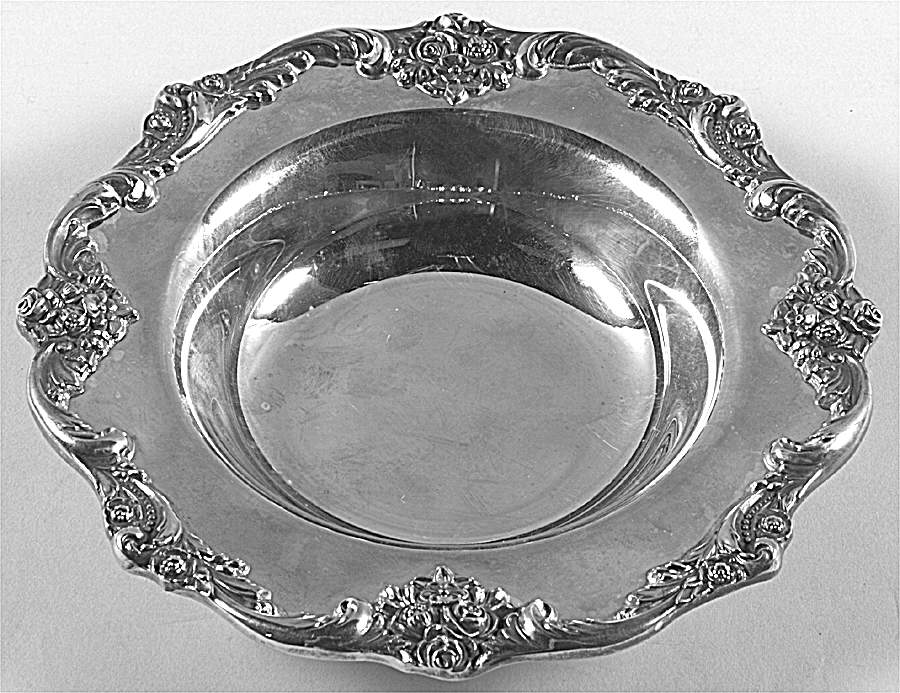 Eloquence (Silverplate, Hollowware) 7" Bon Bon Bowl by Lunt Silver-1