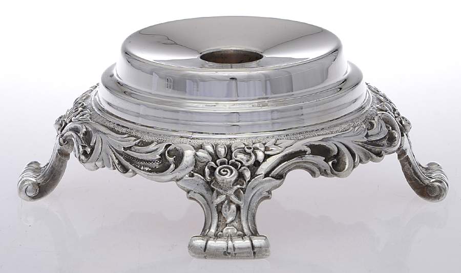 Eloquence (Silverplate, Hollowware) Hurricane Lamp Base by Lunt Silver-1