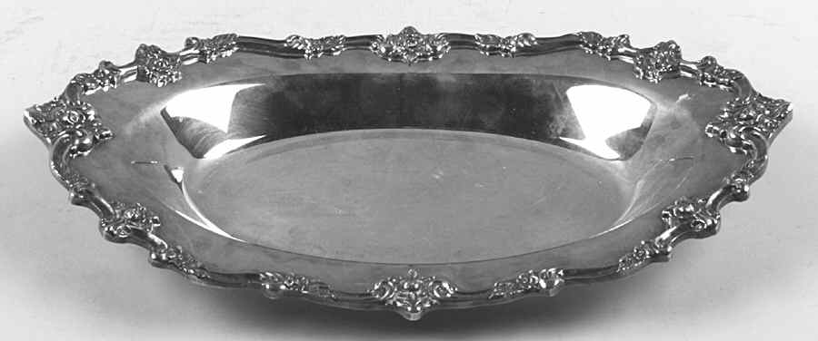 Eloquence (Silverplate, Hollowware) Silverplate Bread Tray by Lunt Silver-1