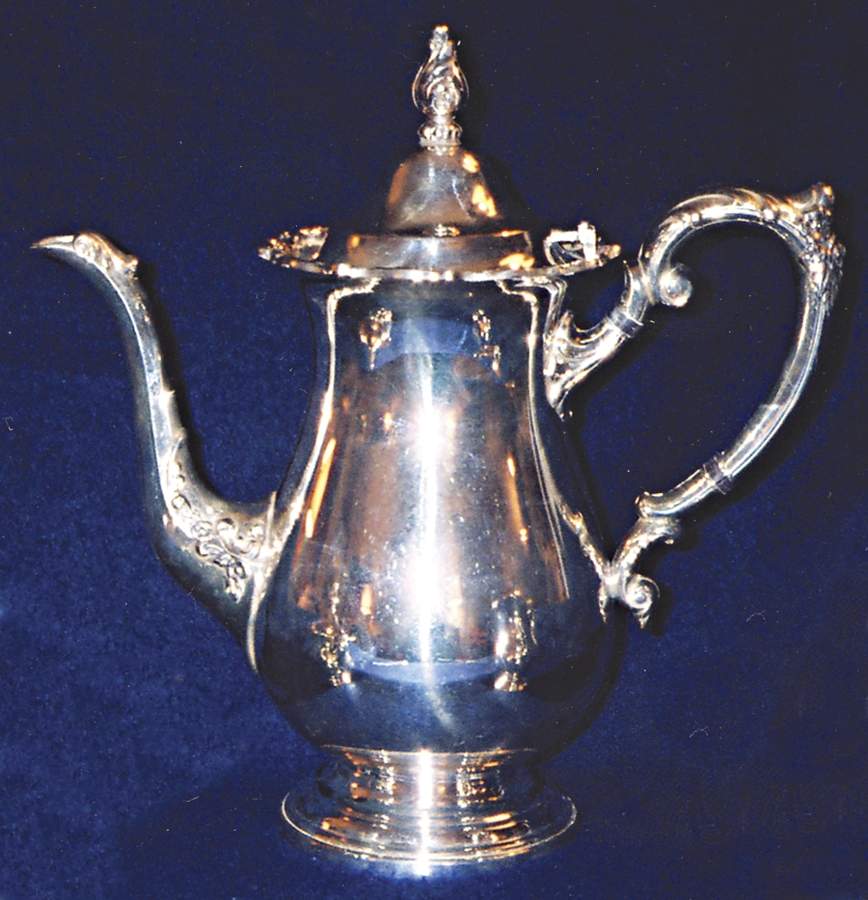 Modern Victorian (Silverplate, Hollowware) Silverplate Coffee Pot by Lunt Silver-1