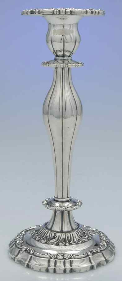 Modern Victorian (Silverplate, Hollowware) 10" Candlestick by Lunt Silver-1