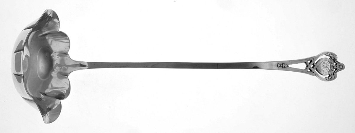 Monticello (Sterling, 1908) Punch Ladle Solid Piece by Lunt Silver-1