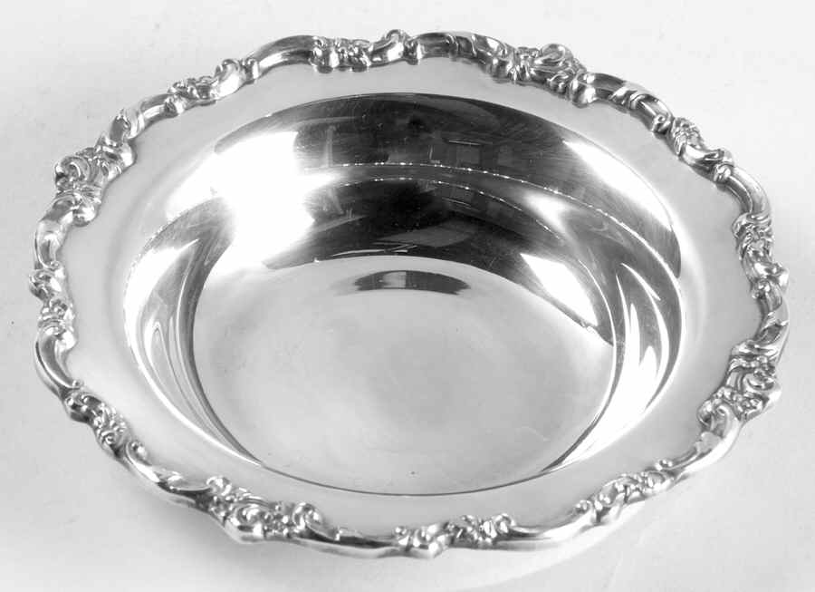 Modern Victorian (Silverplate, Hollowware) Small Silverplate Bon Bon Bowl by Lunt Silver-1