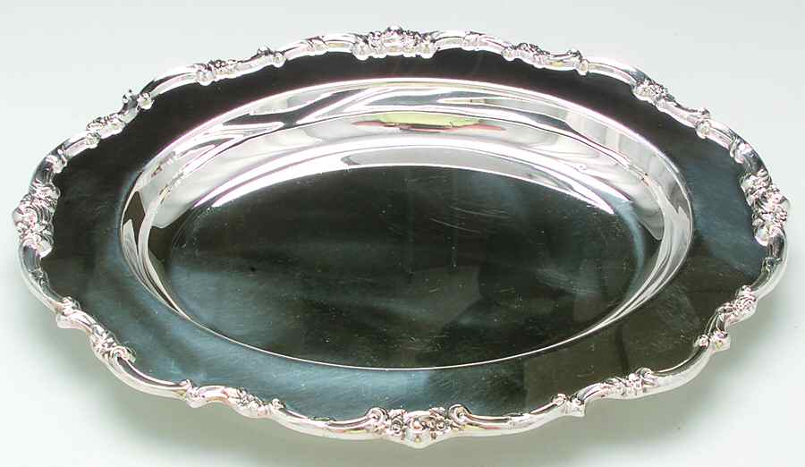 Delicacy (Silverplate, Hollowware) Relish, No Glass Liner by Lunt Silver-1