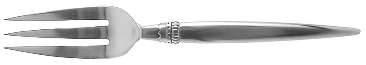 Harlequin (Stainless) Solid Serving Fork by Lunt Silver-1