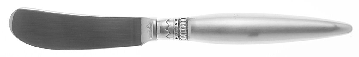Harlequin (Stainless) Hollow Handle Master Butter Knife by Lunt Silver-1