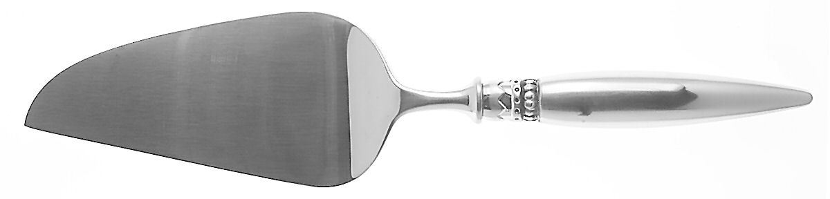 Harlequin (Stainless) Pie & Cake Server with Stainless Blade by Lunt Silver-1