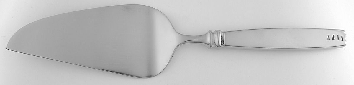 Zig Zag (Stainless) Pie and Cake Server, Solid Piece by Lunt Silver-1