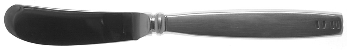 Zig Zag (Stainless) Butter Spreader Hollow Hdl-Paddle/Stainless Blade by Lunt Silver-1
