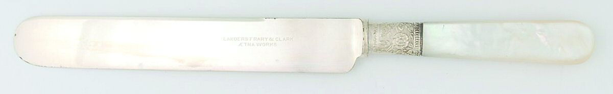 Pearl Handle Flatware 1 (Sterling) Pearl Handle Breakfast Knife by Landers, Frary & Clark-1