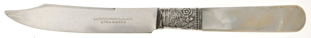 Pearl Handle Flatware 1 (Sterling) Pearl Handle Individual Fruit Knife by Landers, Frary & Clark-1