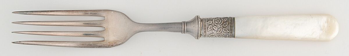 Pearl Handle Flatware 2 Fork by Landers, Frary & Clark-1