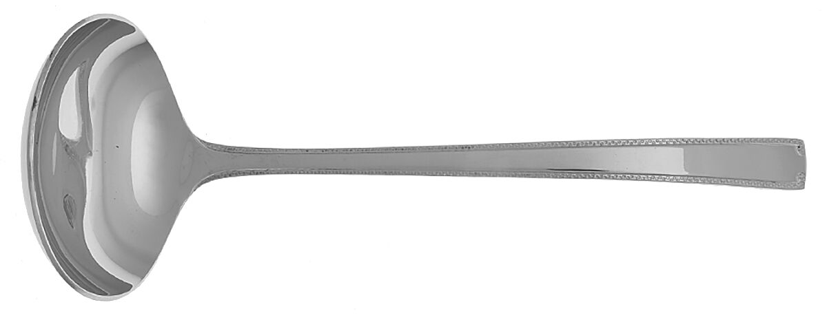 LUW3 (STAINLESS) Solid Gravy Ladle by Lucky Wood-1