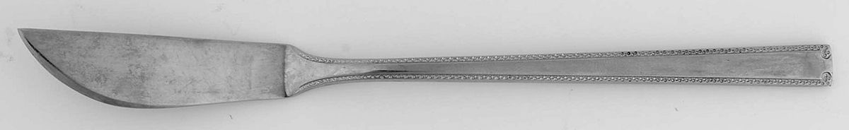 LUW3 (STAINLESS) Flat Handle Butter Spreader by Lucky Wood-1