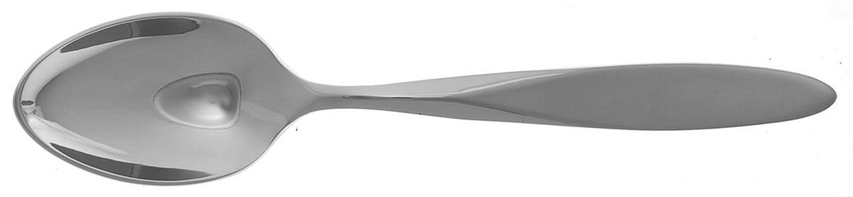 Verge Frosted (Stainless) Place/Oval Soup Spoon by Lenox-1