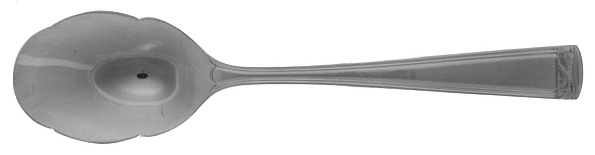 Landmark Platinum Frosted (Stainless) Sugar Shell Spoon by Lenox-1