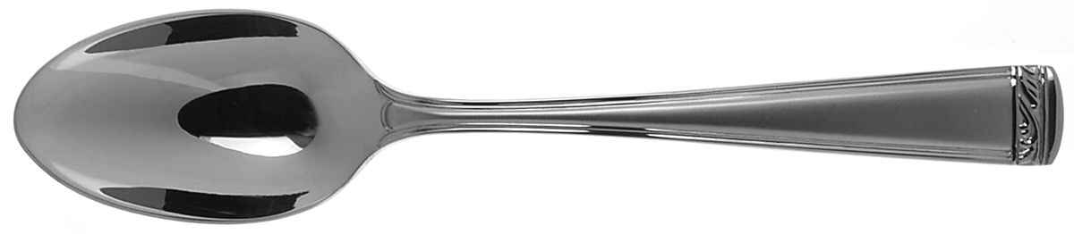 Landmark Platinum Frosted (Stainless) Place/Oval Soup Spoon by Lenox-1