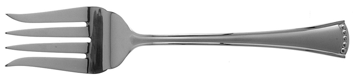 Butler's Pantry Frosted (Stainless) Medium Solid Cold Meat Serving Fork by Lenox-1