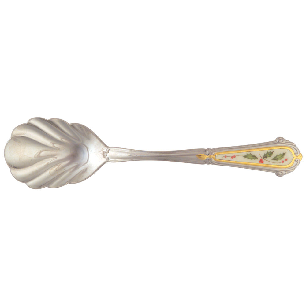 Holiday (Stainless) Sugar Shell Spoon by Lenox-1