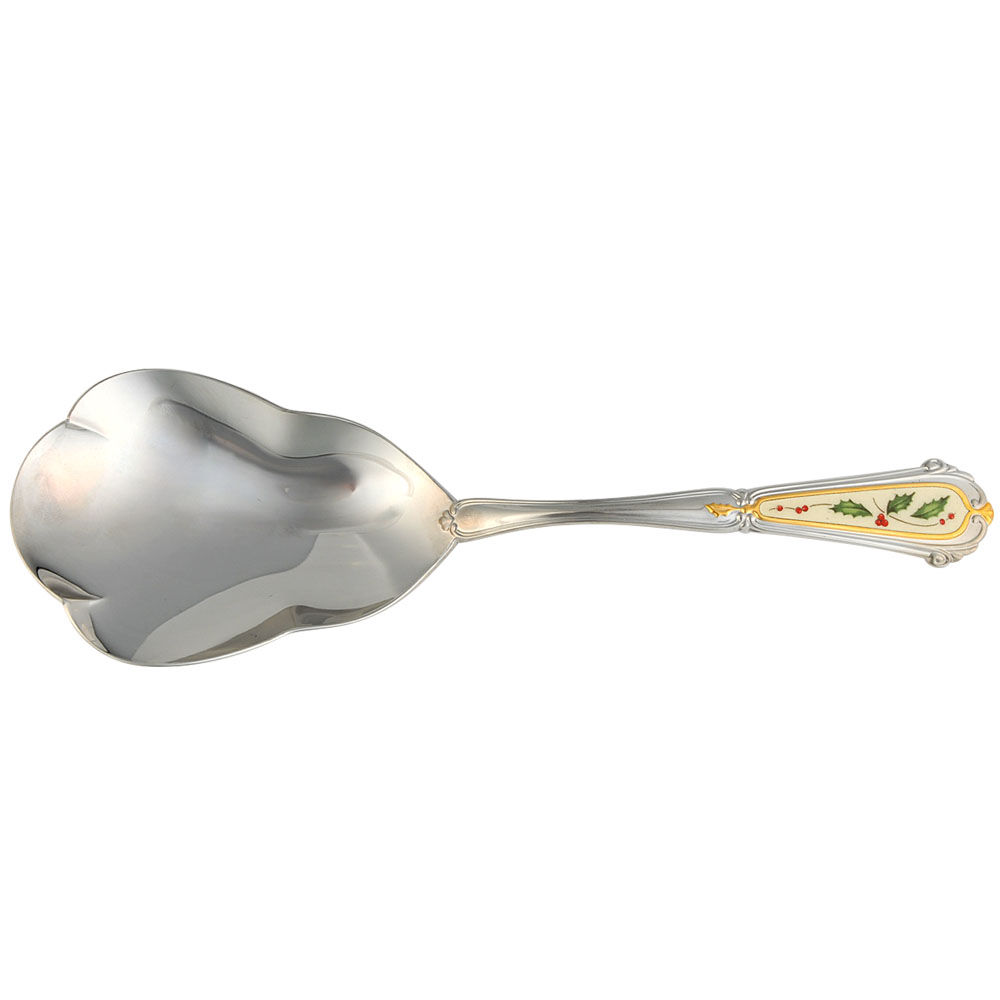 Holiday (Stainless) Solid Smooth Casserole Spoon by Lenox-1