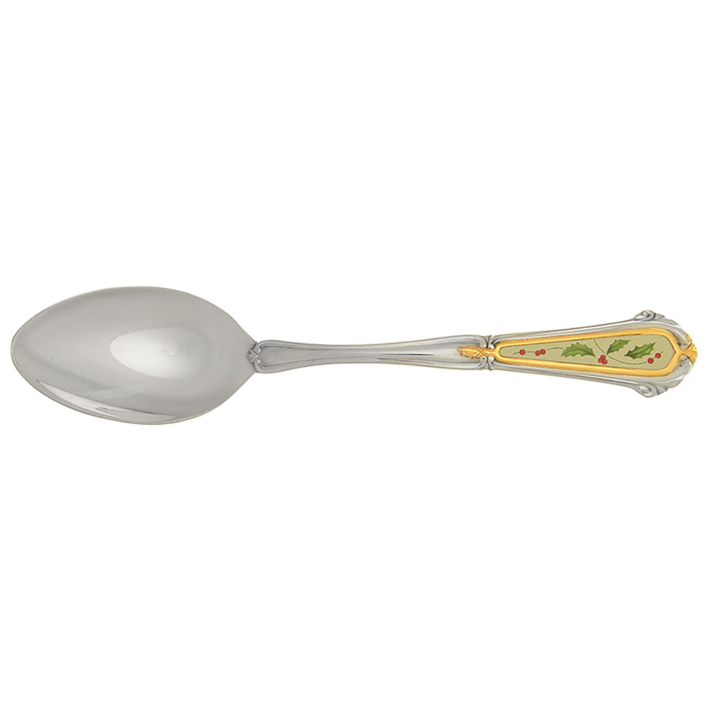 Holiday (Stainless) Place/Oval Soup Spoon by Lenox-1