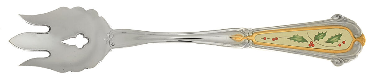 Holiday (Stainless) Vegetable Serving Fork Solid  HC by Lenox-1