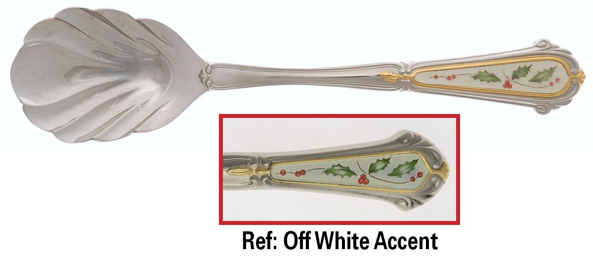 Holiday (Stainless) Sugar Shell Spoon by Lenox-1