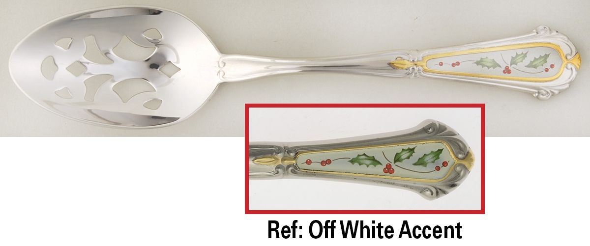 Holiday (Stainless) Pierced Tablespoon (Serving Spoon) by Lenox-1