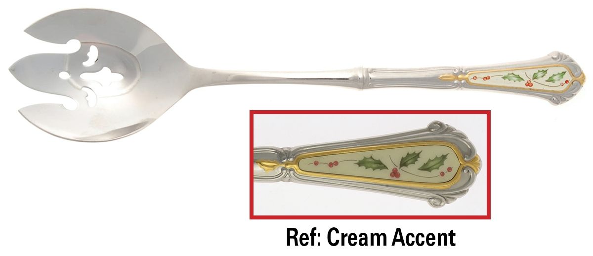 Holiday (Stainless) Solid Salad Serving Fork by Lenox-1