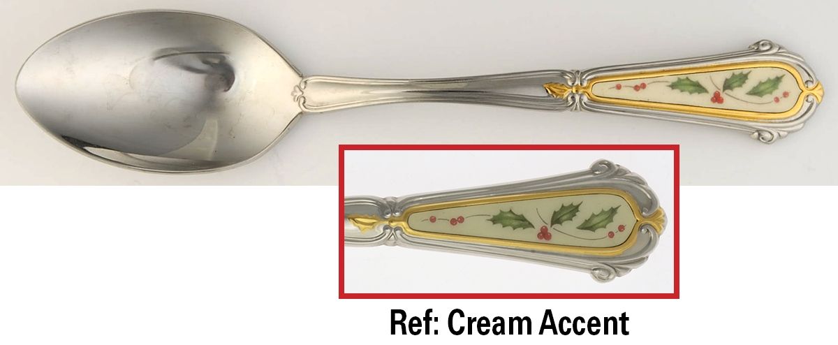 Holiday (Stainless) Oval Place Soup Spoon by Lenox-1