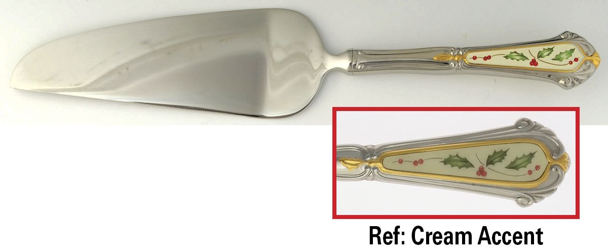 Holiday (Stainless) Oversize Pie and Cake Server, Solid Piece by Lenox-1