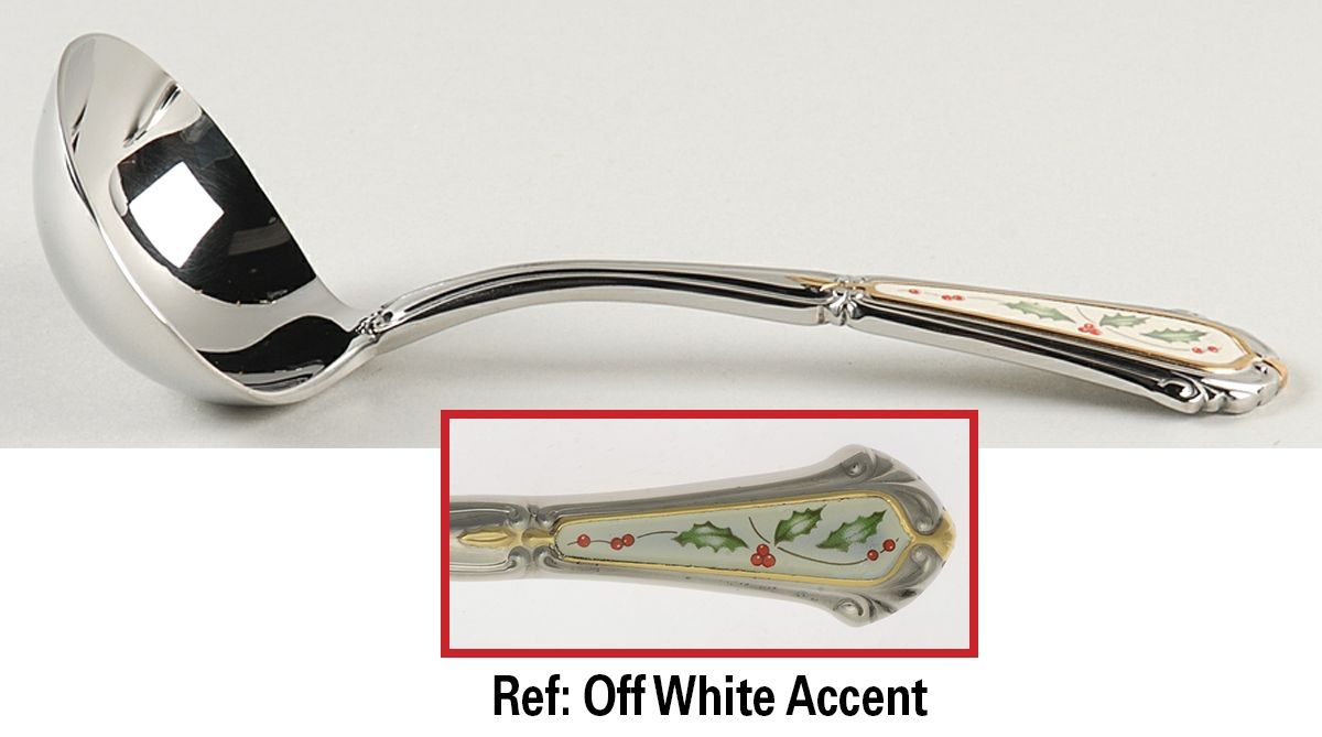 Holiday (Stainless) Solid Gravy Ladle by Lenox-1