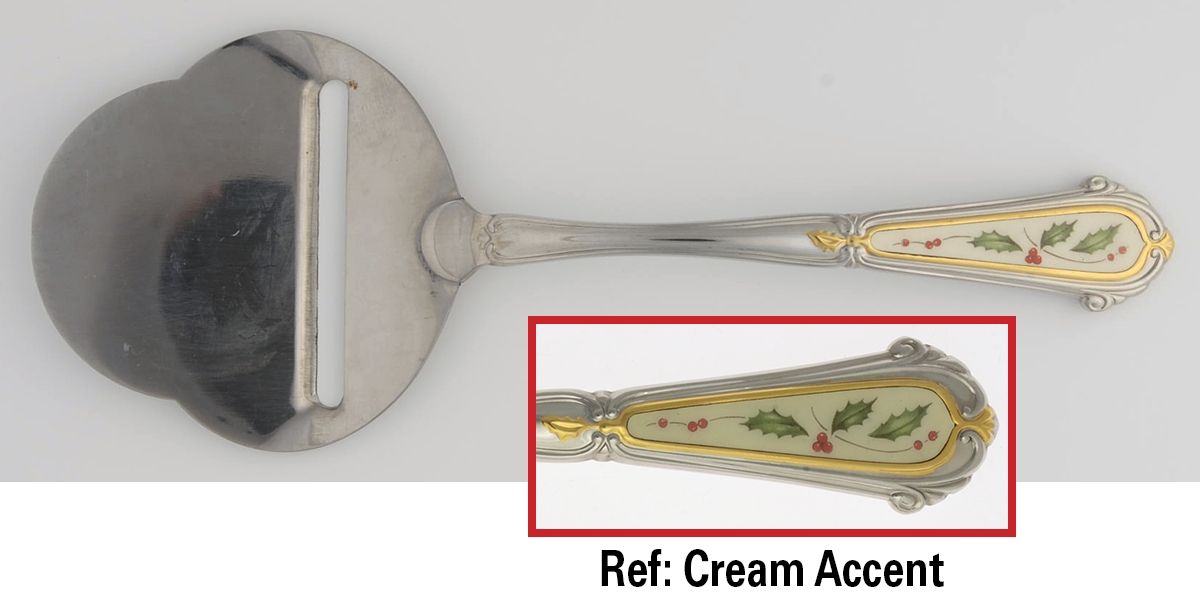 Holiday (Stainless) Cheese Plane with Stainless Plane by Lenox-1