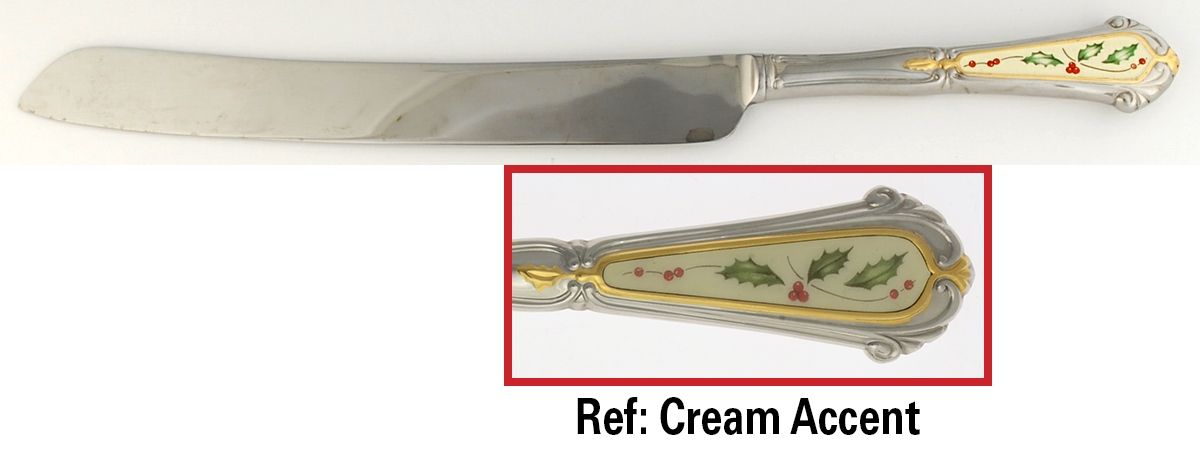Holiday (Stainless) Cake Knife with Stainless Blade by Lenox-1