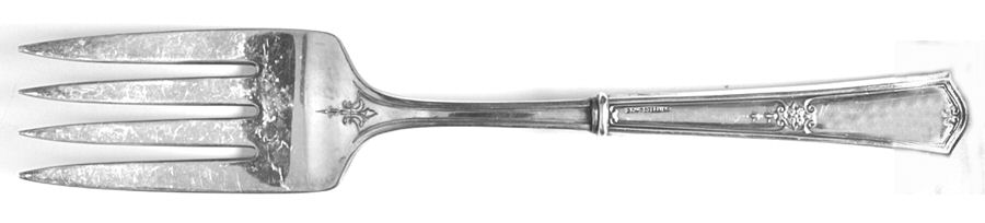 LFC3 (Sterling) Medium Solid Cold Meat Serving Fork by Landers, Frary & Clark-1