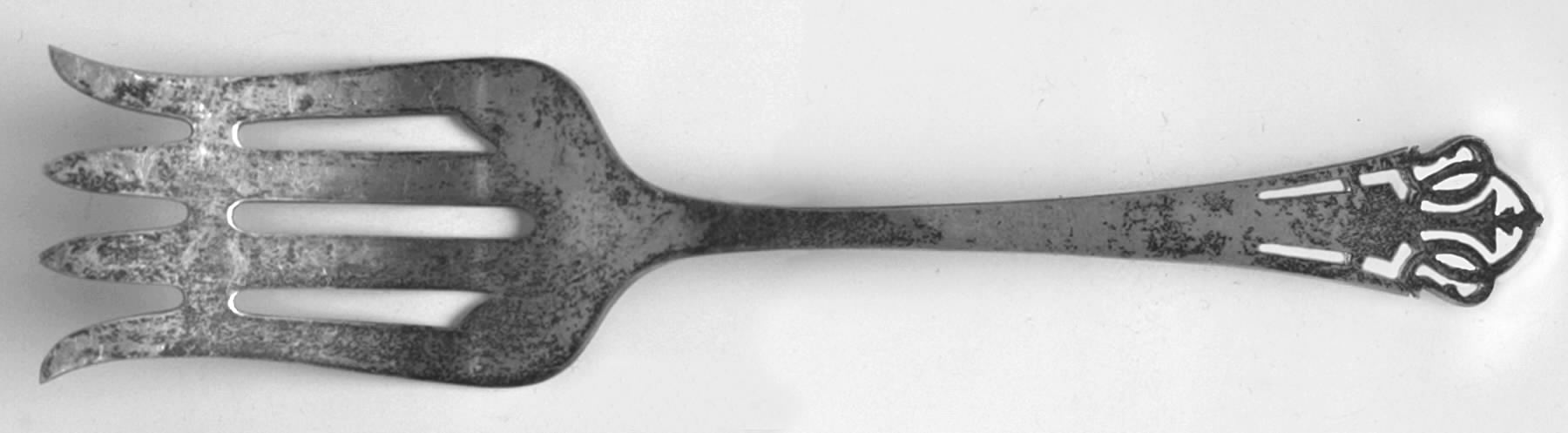 LUS16 (STERLING) Small Chipped Beef Fork by Lunt Silver-1