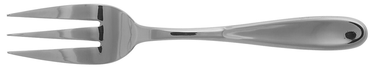 LGS1 (STAINLESS) Medium Solid Cold Meat Serving Fork by Lagostina-1