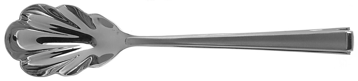 Imperial Frosted (Stainless) Sugar Shell Spoon by Lenox-1