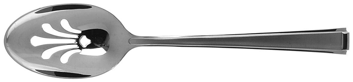 Imperial Frosted (Stainless) Pierced Tablespoon (Serving Spoon) by Lenox-1