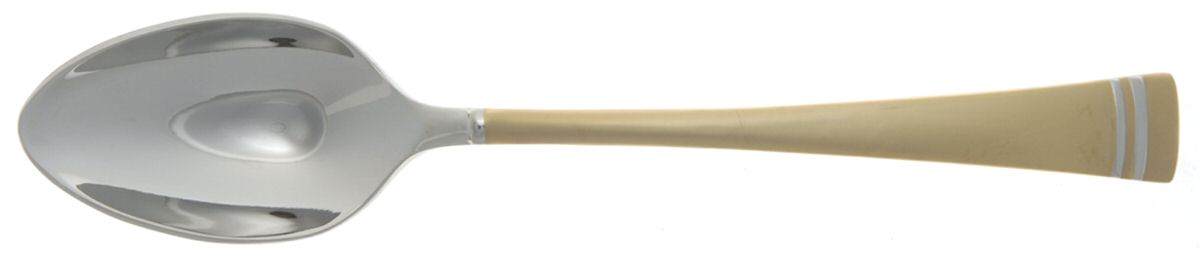 Federal Gold Frosted (Stainless) Place/Oval Soup Spoon by Lenox-1