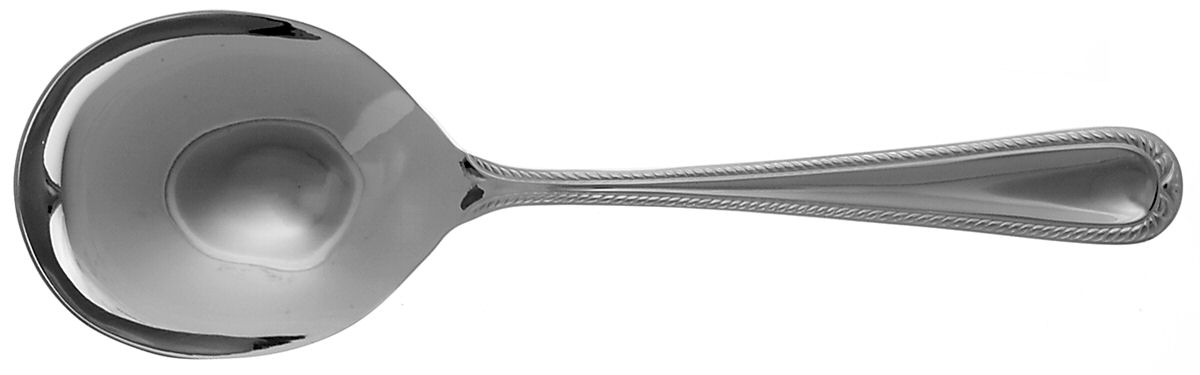 Swedish Lodge (Stainless) Solid Smooth Casserole Spoon by Lenox-1