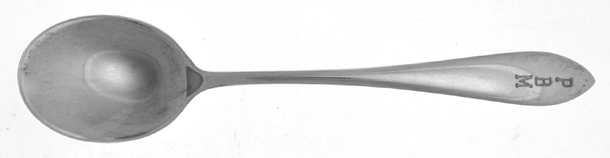 Jefferson (Sterling, 1883) Large Chocolate Spoon by Lunt Silver-1