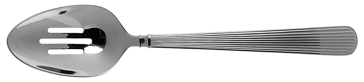 Aston (Stainless) Pierced Solid Serving Spoon by Ralph Lauren Flatware-1