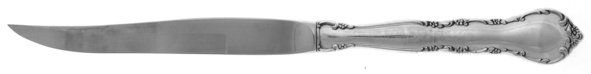 Mignonette (Sterling, 1960, No Monograms) Individual Steak Knife Hollow Handle by Lunt Silver-1