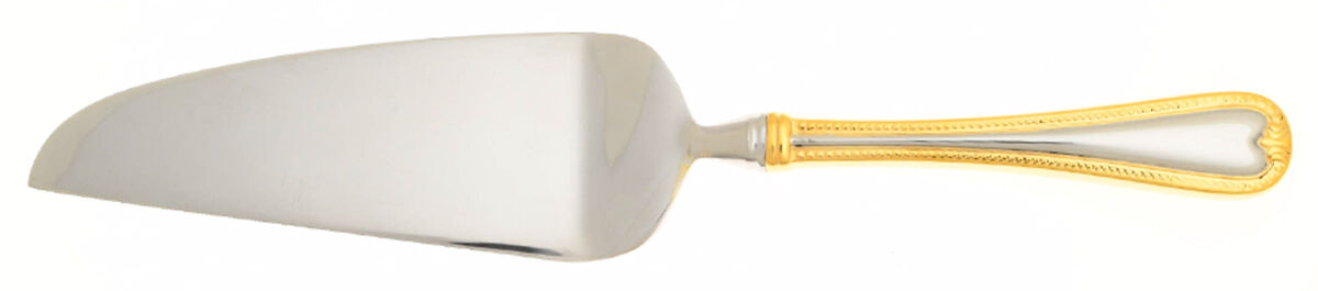 Vintage Jewel Gold (Stainless, Gold Accent) Pie and Cake Server with Stainless Blade HC by Lenox-1