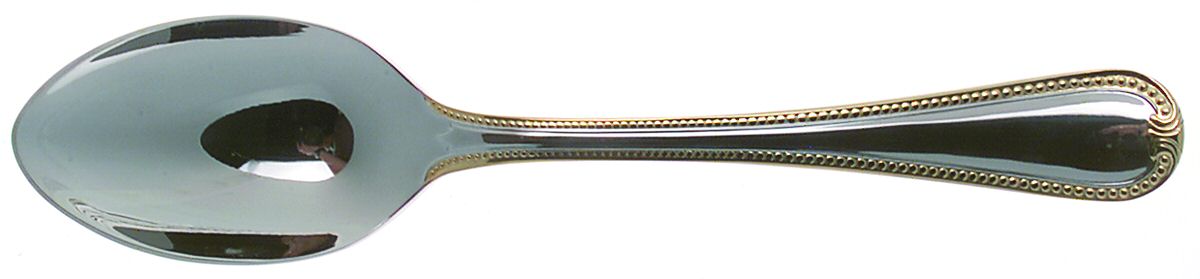 Vintage Jewel Gold (Stainless, Gold Accent) Tablespoon (Serving Spoon) by Lenox-1