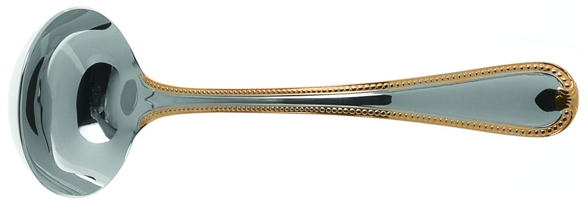 Vintage Jewel Gold (Stainless, Gold Accent) Solid Gravy Ladle by Lenox-1