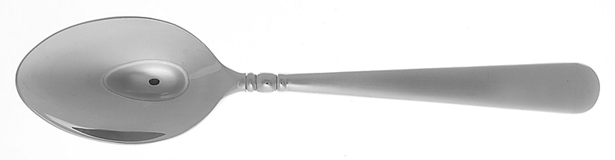 Pearl Platinum Frosted-Satin (Stainless) Tablespoon (Serving Spoon) by Lenox-1