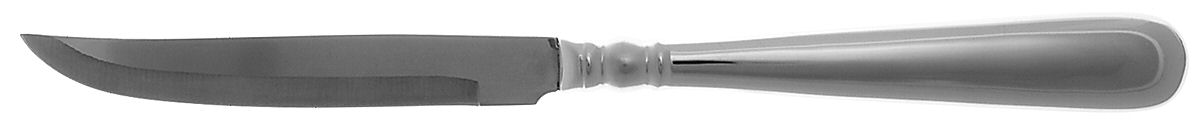 Pearl Platinum Frosted-Satin (Stainless) Individual Steak Knife w/Bevel Blade by Lenox-1