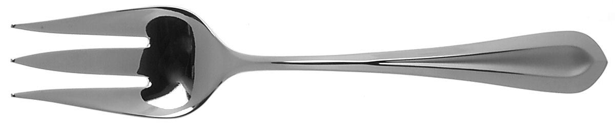 Celeste Frosted (Stainless) Medium Solid Cold Meat Serving Fork by Lenox-1